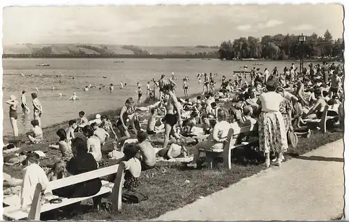 AK Koberbachtalsperre bei Werdau. ca. 1959, gebraucht, gut