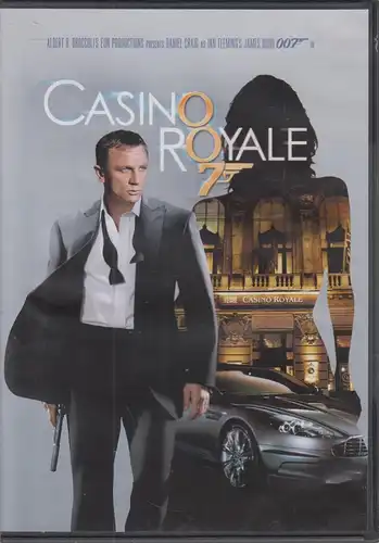 DVD: Casino Royale. 2006, James Bond, 007, Daniel Craig, Mads Mikkelsen