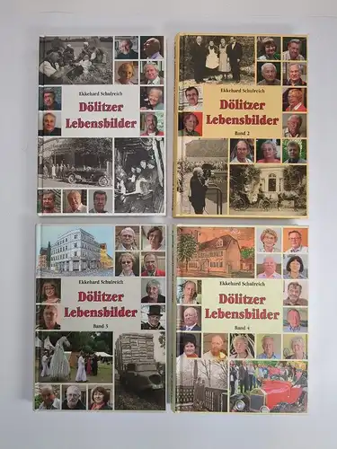 4 Bücher Dölitzer Lebensbilder Band 1-4, Schulreich, Ekkehard, Pro Leipzig