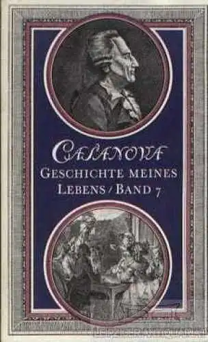 Buch: Geschichte meines Lebens. Band 7, Casanova, Giacomo. 1988, Siebenter Band