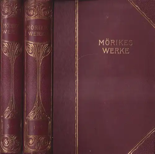Buch: Mörikes Werke in vier Teilen, Eduard Mörike, Bong, 4 Teile in 2 Bänden