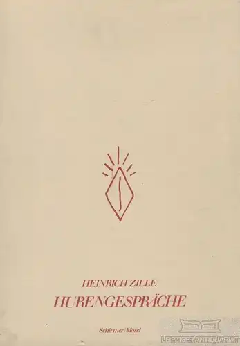 Buch: Hurengespräche, Pfeifer, W. 1979, Schirmer/Mosel Verlag, gebraucht, gut