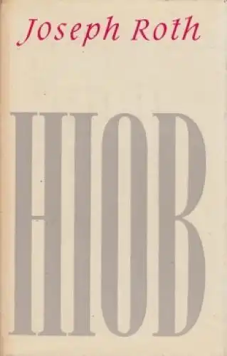 Buch: Hiob, Roth, Joseph. Katholische Dichter unserer Zeit, 1968, gebraucht, gut