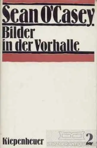 Buch: Bilder in der Vorhalle, O'Casey, Sean. Werke, 1983, gebraucht, gut