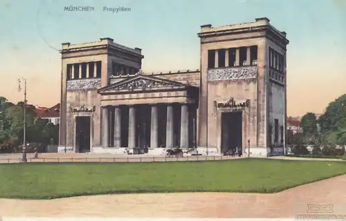 AK München. Propyläen. ca. 1911, Postkarte. Ca. 1911, ohne Verlag