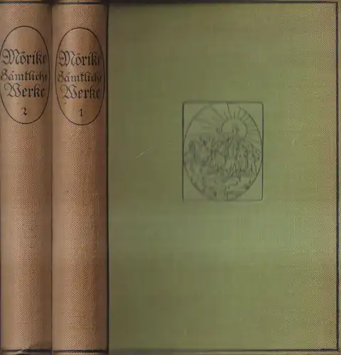 Buch: Eduard Mörikes sämtliche Werke in zwei Bänden, Mörike, Eduard. 2 Bände