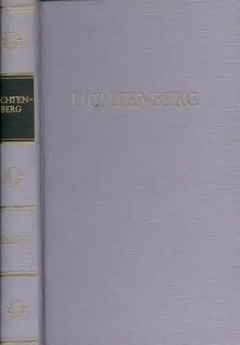 Buch: Lichtenbergs Werke in einem Band, Lichtenberg, Georg Christoph. 1973