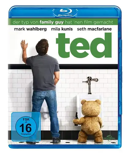 Blu-ray: Ted. Seth MacFarlane, Mila Kunis, Mark Wahlberg, Universal Pictures