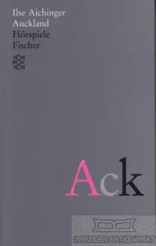Buch: Auckland, Aichinger, Ilse. 1992, Fischer Taschenbuch Verlag, Hörspiele