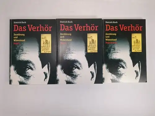 Buch: Das Verhör,  Band 1+2 + Dokumente. Johannes von Koch, 3 Bände, signiert