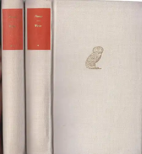 Buch: Werke in zwei Bänden, Homer. 2 Bände, Bibliothek der Antike, 1976, Aufbau