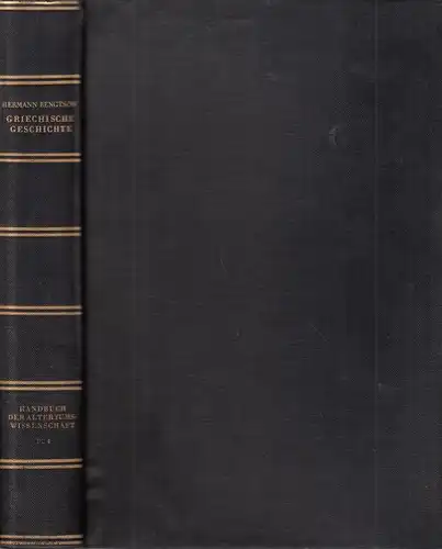 Buch: Griechische Geschichte, Bengtson, Hermann. 1950, Verlag C. H. Beck