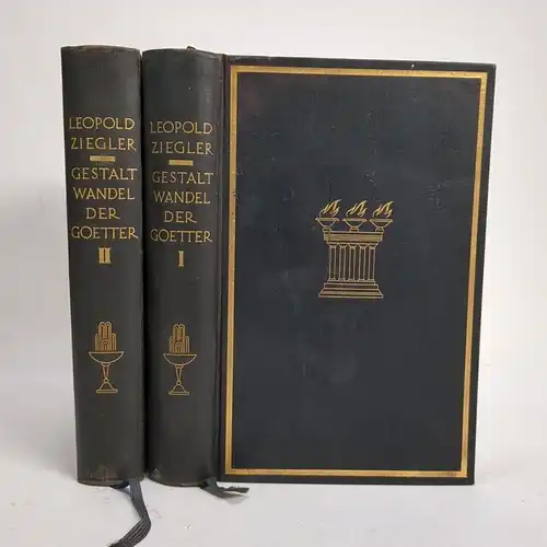Buch: Gestaltwandel der Götter, Ziegler, Leopold. 2 Bände, Otto Reichl Verlag