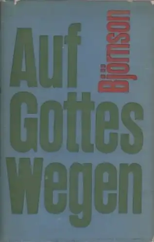 Buch: Auf Gottes Wegen, Björnson, Björnstjerne. 1965, Roman, gebraucht, gut