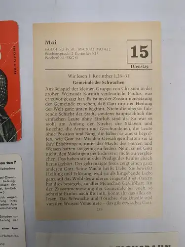 Buchfunde: Bieretikett, Lesezeichen, Taschenkalender, Kalenderblatt, Bahnkarte..