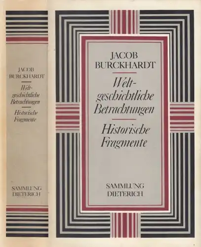 Sammlung Dieterich 401, Weltgeschichtliche Betrachtungen. Über... Burckhardt