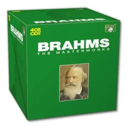 CD-Box: Grimaud, Lechner, Austbö, Brahms The Master Works, 40 CD Box, Brilliant