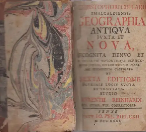 Buch: Smalcaldiensis Geographia Antiqua iuxta & Nova. Cellarius, Christoph, 1731