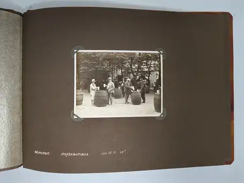 Fotoalbum: Einzigartiges Fotoalbum Hochzeitsreise v. 6.7.-20.7.1930, A. Heimann