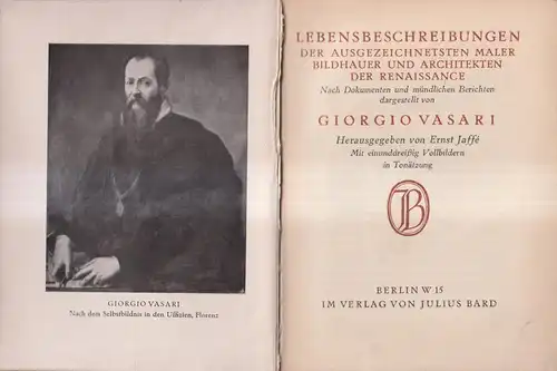 Buch: Künstler der Renaissance, Lebensbeschreibungen, Giorgio Vasari, J. Bard