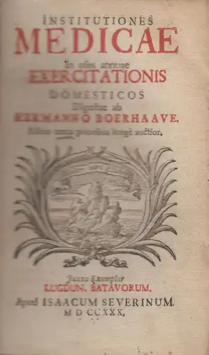 Buch: Institutiones medicae. Boerhaave, Herman, 1730, Isaacum Severinum