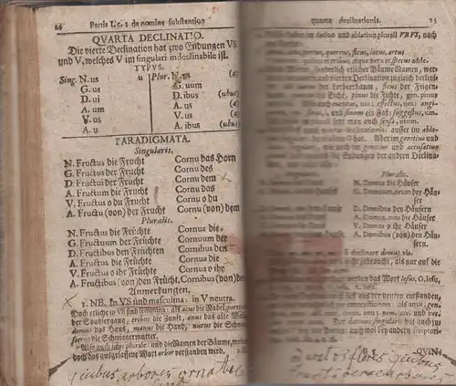 Buch: Joachim Langens Verbesserte und Erleichterte Lateinische Grammatica, 1784