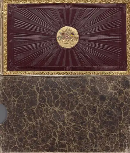 Buch: Stammbuch / Poesiealbum, ca. 1859, Wachler Buchbinder, Chemnitz