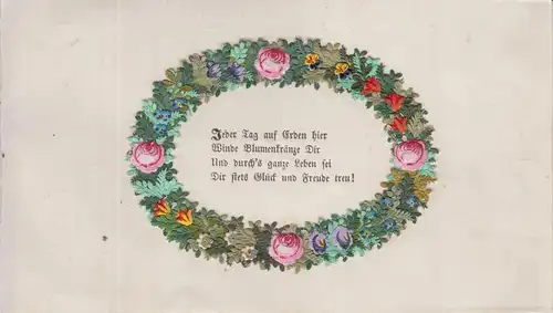 Buch: Stammbuch / Poesiealbum, ca. 1859, Wachler Buchbinder, Chemnitz