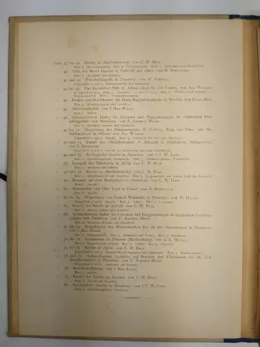 Die Architektur der Hannoverschen Schule. 2. Jahrgang. Gustav Schönermark, 1890