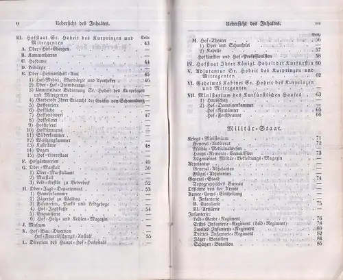 Buch: Kurfürstlich hessisches Hof- und Staats-Handbuch auf das Jahr 1839, gut