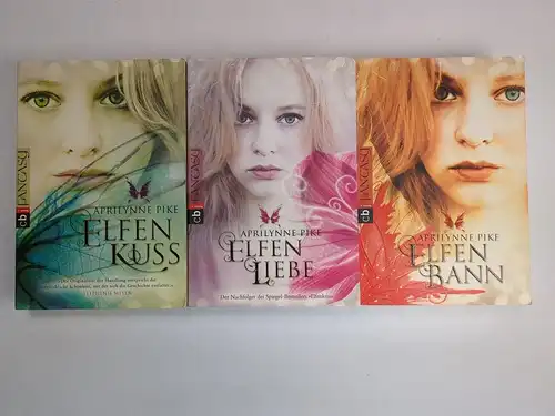 3 Bücher Aprilynne Pike: Elfenkuss / Elfenliebe / Elfenbann, cbj, 3 Bände