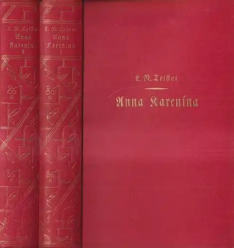 Buch: Anna Karenina, Roman. L. N. Tolstoi, 2 Bände, Insel Verlag, gebraucht, gut