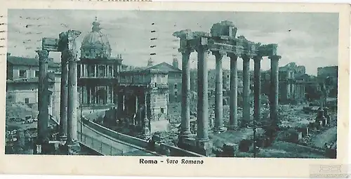 AK Roma. Foro Romano. ca. 1922, Postkarte. Ca. 1922, gebraucht, gut