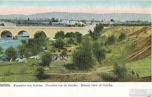 AK Jericho. Fernsicht von Jericho. ca. 1911, Postkarte. Ca. 1911, gebraucht, gut
