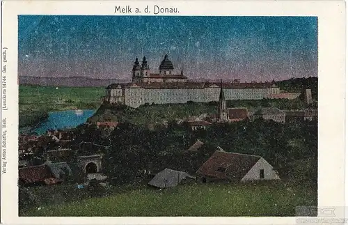 AK Melk a.d. Donau. ca. 1905, Postkarte. Ca. 1905, Verlag Anton Schatfer