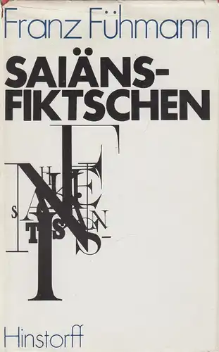 Buch: Saiäns-fiktschen, Erzählungen. Fühmann, Franz, 1987, Hinstorff Verlag