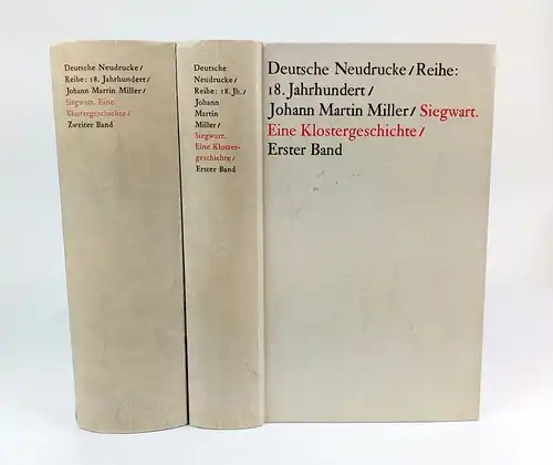 Buch: Siegwart, Miller, Johann Martin. 1971, Eine Klostergeschichte