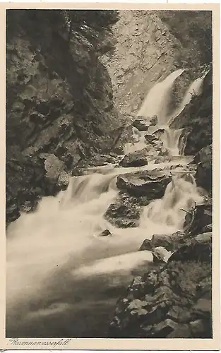 AK Ravennawasserfall. ca. 1926, Postkarte. Ca. 1926, Verlag Gustav Hussong