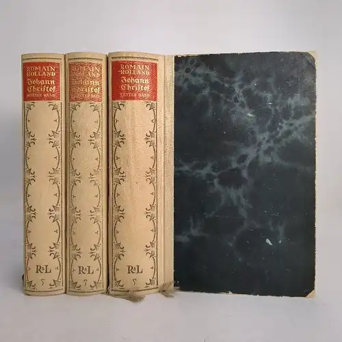 Buch: Johann Christof. Rolland, Romain, 3 Bände, Rütten & Loening, 1922