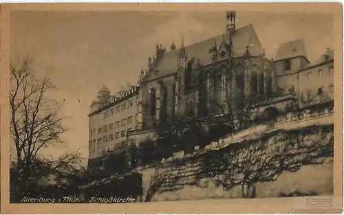 AK Altenburg i. Thür. Schloßkirche. ca. 1913, Postkarte. Serien Nr, ca. 1913