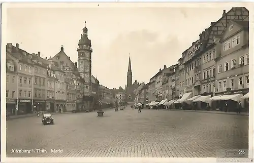 AK Altenburg i. Thür. Markt. ca. 1913, Postkarte. Serien Nr, ca. 1913