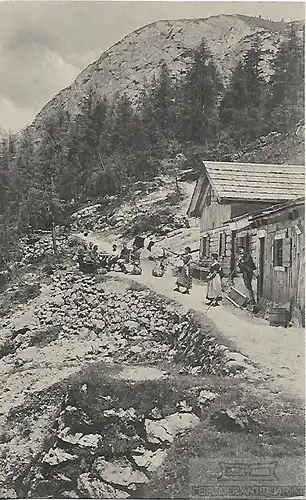 AK Tiergartenhütte. ca. 1906, Postkarte. Ca. 1906, Verlag Carl Wurm