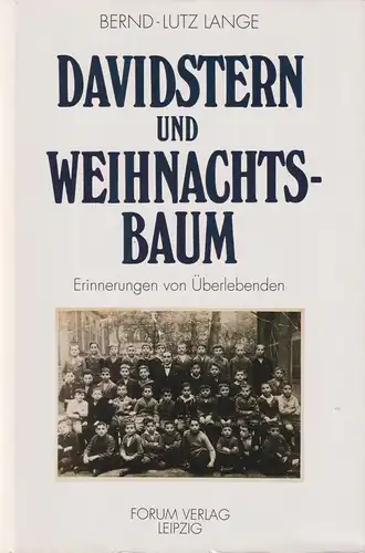 Buch: Davidstern und Weihnachtsbaum, Lange, Bernd-Lutz. 1992, Forum Verlag