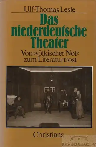 Buch: Das niederdeutsche Theater, Lesle, Ulf-Thomas. 1986, gebraucht, gut
