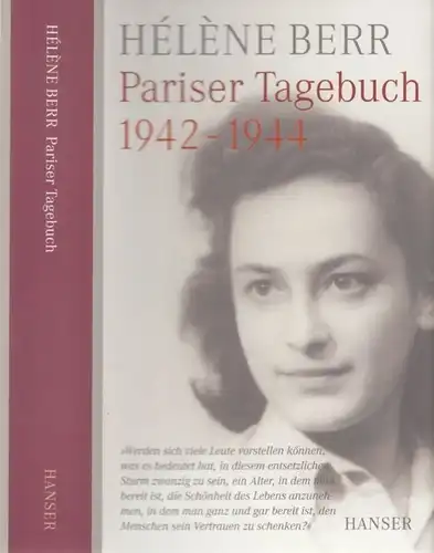 Buch: Pariser Tagebuch 1942-1944, Berr, Helene. 2009, Carl Hanser Verlag