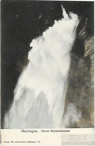 AK Meyringen. Oberer Reichenbachfall. ca. 1911, Postkarte. Serien Nr, ca. 1911