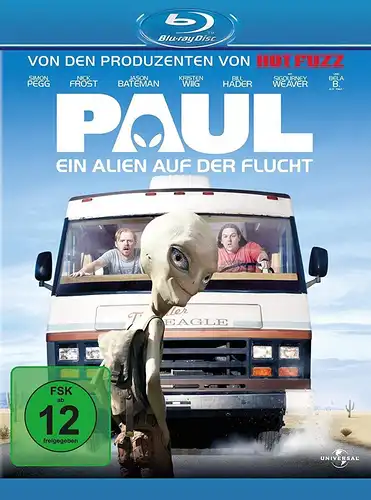 Blu-ray: Paul - Ein Alien auf der Flucht. Pegg Simon, Nick Frost, Jason Bateman