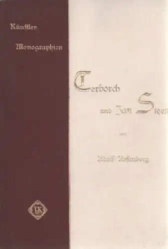 Buch: Terborch und Jan Steen, Rosenberg, Adolf. Künstler-Monographien, 18 124485