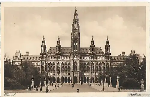 AK Wien I. Rathaus. ca. 1915, Postkarte. Serien Nr, ca. 1915, gebraucht, gut