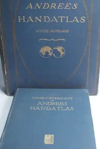 Buch: Andrees Allgemeiner Handatlas in 228 Haupt- und 198 Nebenkarten, Andree